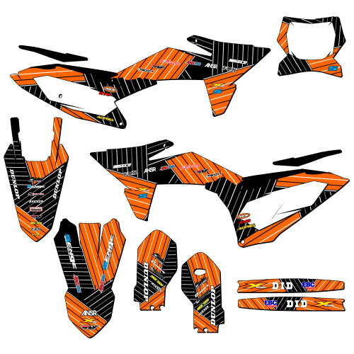 RACE SERIES ORANGE COMPLETE KIT