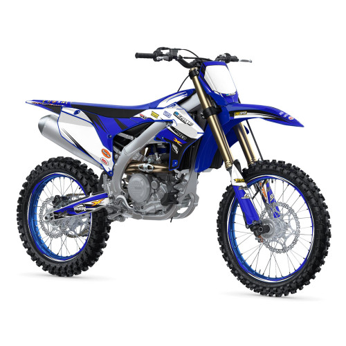 VELOCITY BLUE SHOWN ON YZ 450