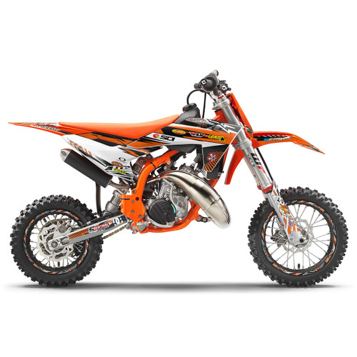 MAYHEM ORANGE SHOWN ON KTM SX 50