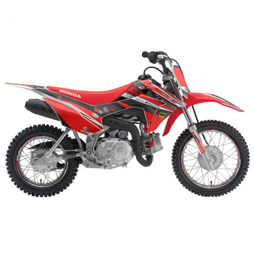 VIGOR RED SHOWN ON CRF 110