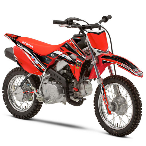 VIGOR RED SHOWN ON CRF 110