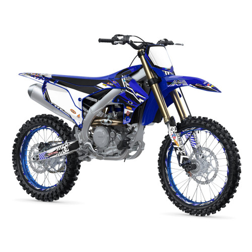 MAYHEM BLUE SHOWN ON YZ 450