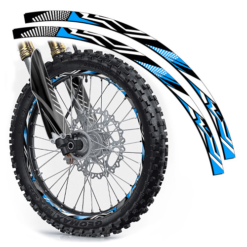 MAYHEM RIM PROTECTORS SHOWN IN SKY BLUE