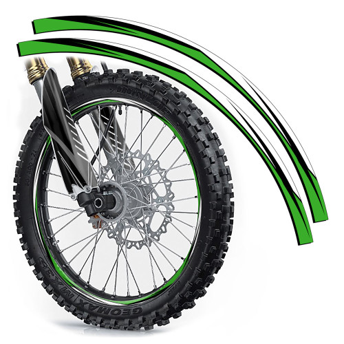 VELOCITY RIM PROTECTORS SHOWN IN GREEN