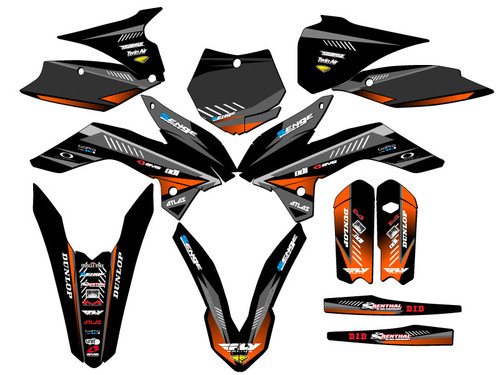 KTM SX Dirt Bike Graphics Kit - SURGE | SENGE GRAPHICS INC