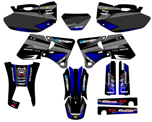 Yamaha WR 426F Dirt Bike Graphics Kit - ZANY | SENGE GRAPHICS INC