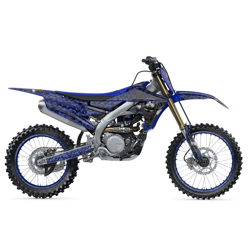 FLAMING GEARHEAD SHOWN ON YZ 450