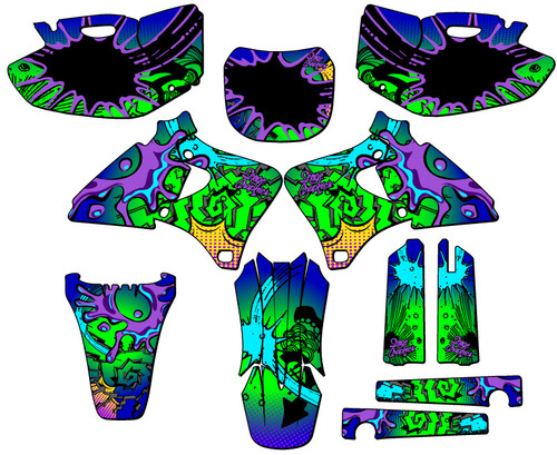 Yamaha YZ 426F Dirt Bike Graphics Kit - SURGE | SENGE GRAPHICS INC