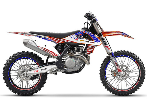 MERICA  SHOWN ON KTM SX