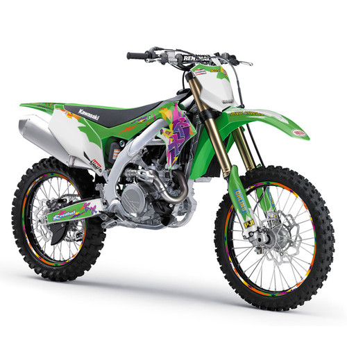 THROWBACK SHOWN ON KX 450