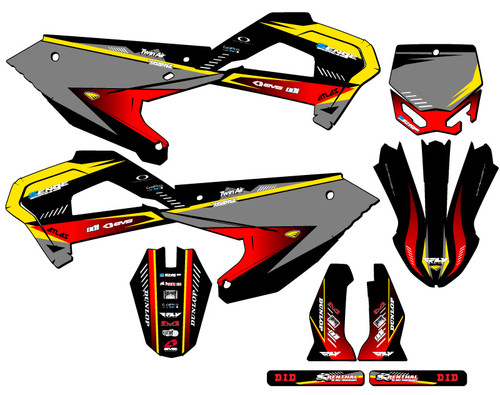 Custom Cobra Dirt Bike SCALE Graphics Set - MotoPro Graphics