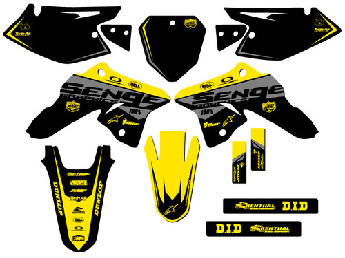 SUZUKI DRZ 125 DIRT BIKE GRAPHICS KITS | SENGE GRAPHICS