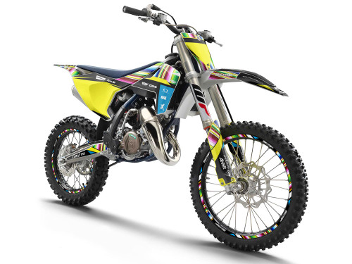 SERAPE SHOWN ON HUSQVARNA TC 85