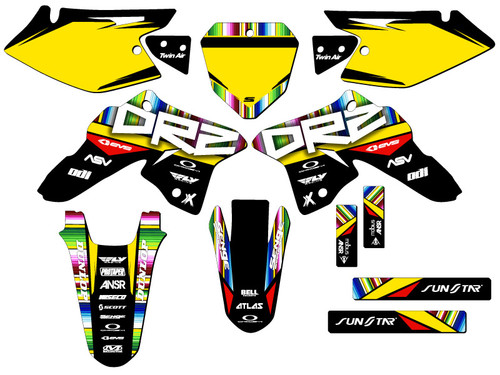 SUZUKI DRZ 125 DIRT BIKE GRAPHICS KITS | SENGE GRAPHICS