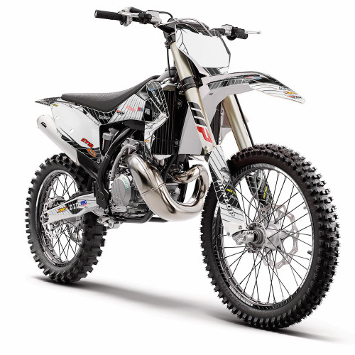 RACE SERIES WHITE SHOWN ON KTM SX