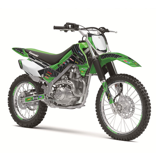 RACE SERIES GREEN SHOWN ON KLX 140