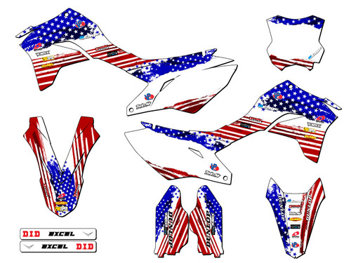 Kawasaki KLX 300RR Dirt Bike Graphics Kit - THROWBACK | SENGE