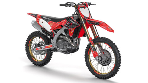 RACE SERIES RED SHOWN ON CRF 450