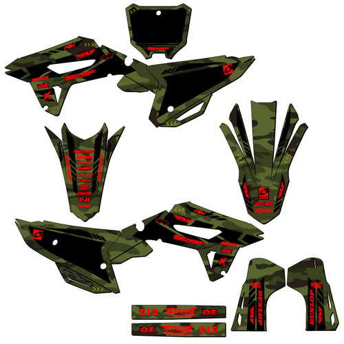 Honda CRF 450R Dirt Bike Graphics Kit - APACHE | SENGE