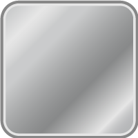 Chrome Matte Finish Small