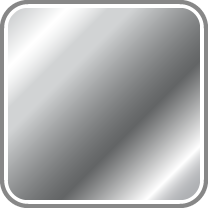 Chrome Gloss Finish Atv Small