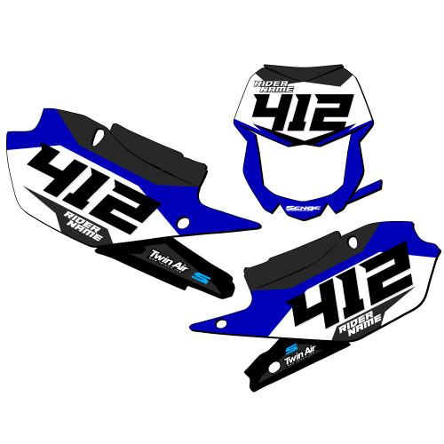 Yamaha WR 250F Dirt Bike Number Plate Graphics - SG63 | SENGE