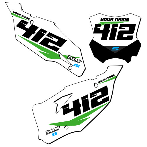 SG64 CUSTOM NUMBER PLATE FOR KX 125