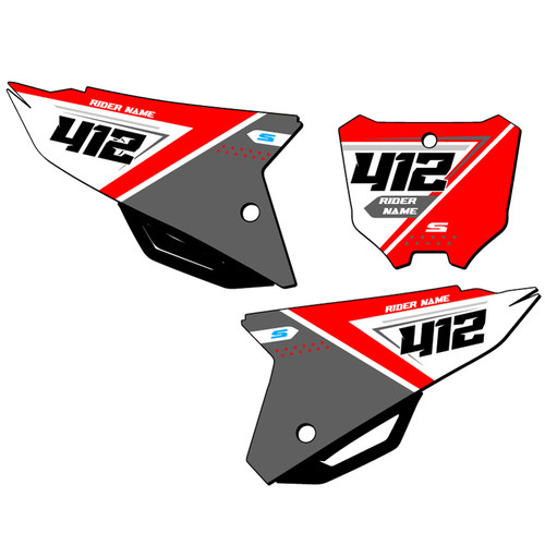 SG65 CUSTOM NUMBER PLATE FOR CRF 450RX
