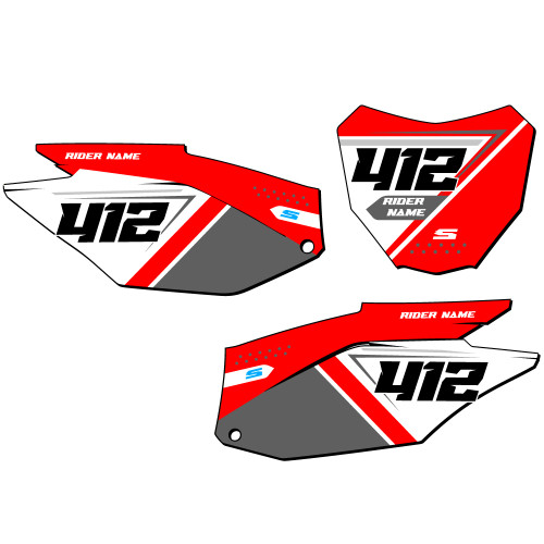SG65 CUSTOM NUMBER PLATE FOR CRF 250F