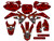 FLAMING GEARHEAD RED COMPLETE KIT FLAMING GEARHEAD RED COMPLETE KIT