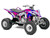 13 FLY PINK SHOWN ON YFZ 450