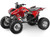 SHREDDER RED SHOWN ON TRX 450R