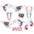 OSB Honda MX Graphics White Rider ID