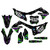 OSB Kawasaki MX Graphics Black Rider ID