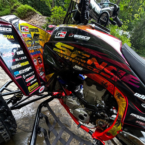 Logan Steele Custom YFZ 450 ATV Graphics
