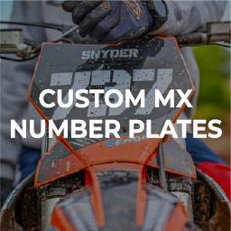 Custom MX Number Plates