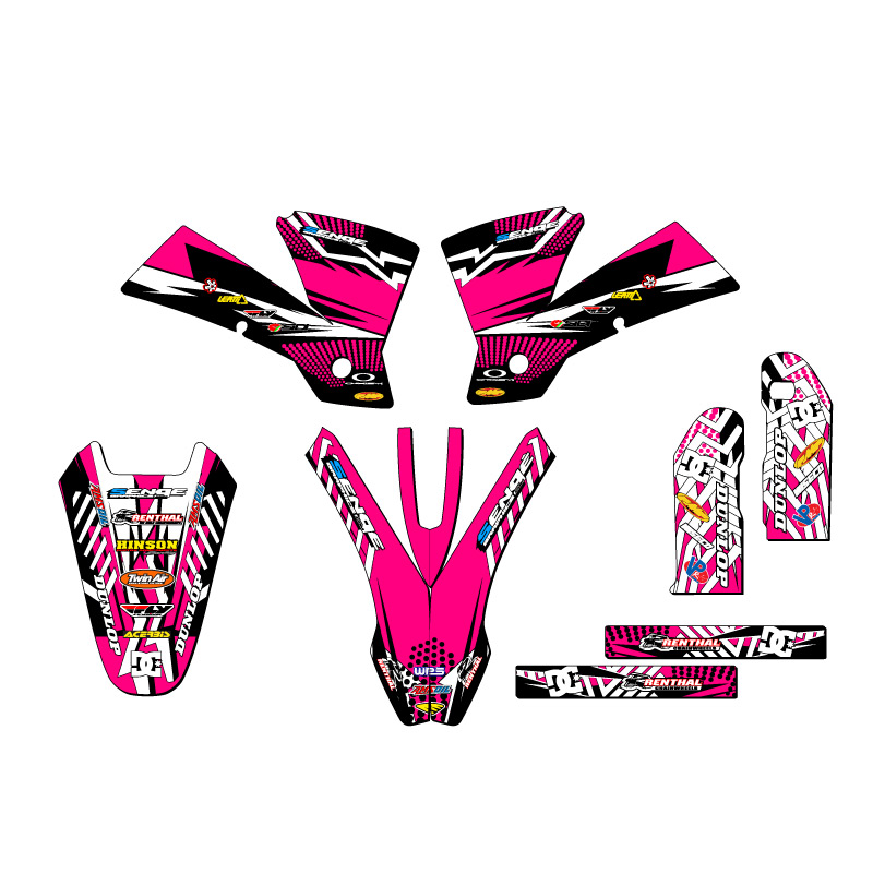 2003 MXC MAYHEM Pink Senge Graphics Kit Compatible with KTM - Picture 2 of 10
