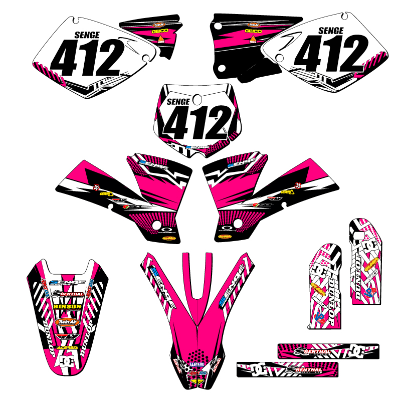 2003 MXC MAYHEM Pink Senge Graphics Kit Compatible with KTM - Picture 8 of 10