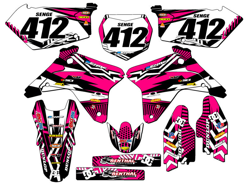 Kit de gráficos Senge RMZ 450 MAYHEM 2005-2006 compatible con Suzuki - Imagen 8 de 10