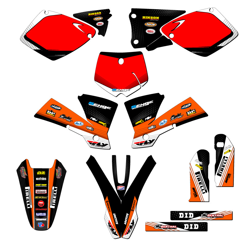 2003 MXC RICOCHET Orange Senge Graphics Kit Compatible with KTM - Picture 5 of 10