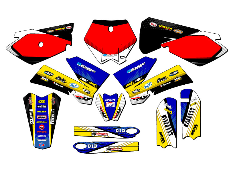 2006-2012 SX 85 RICOCHET Blue Senge Graphics Kit Compatible with KTM - Picture 5 of 10
