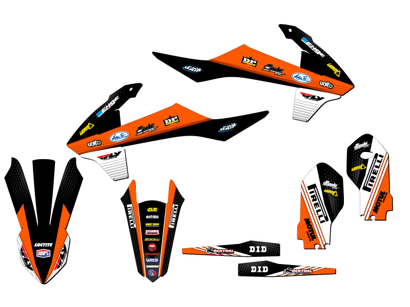 2018-2023 SX 85 RICOCHET Orange Senge Graphics Kit Compatible with KTM - Picture 2 of 10