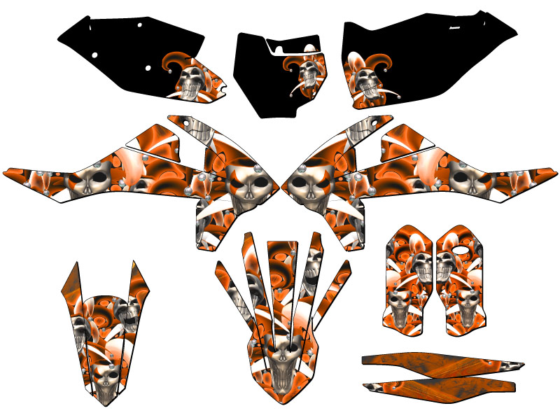 Kit de gráficos All excepto 250 SX Orange Senge 2016 compatible con KTM - Imagen 5 de 10