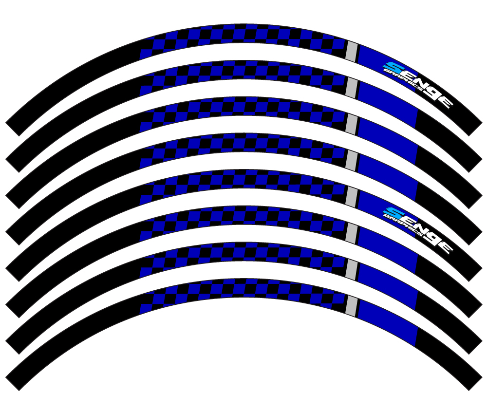 CHECK RIM PROTECTOR DECALS Senge Graphics - Picture 7 of 78