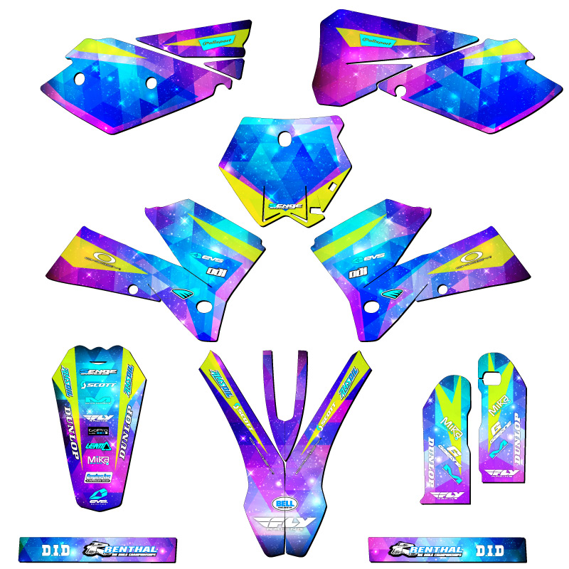 2005-2006 SX SPACE KADET Galaxy Senge Graphics Kit Compatible with KTM - Picture 5 of 10