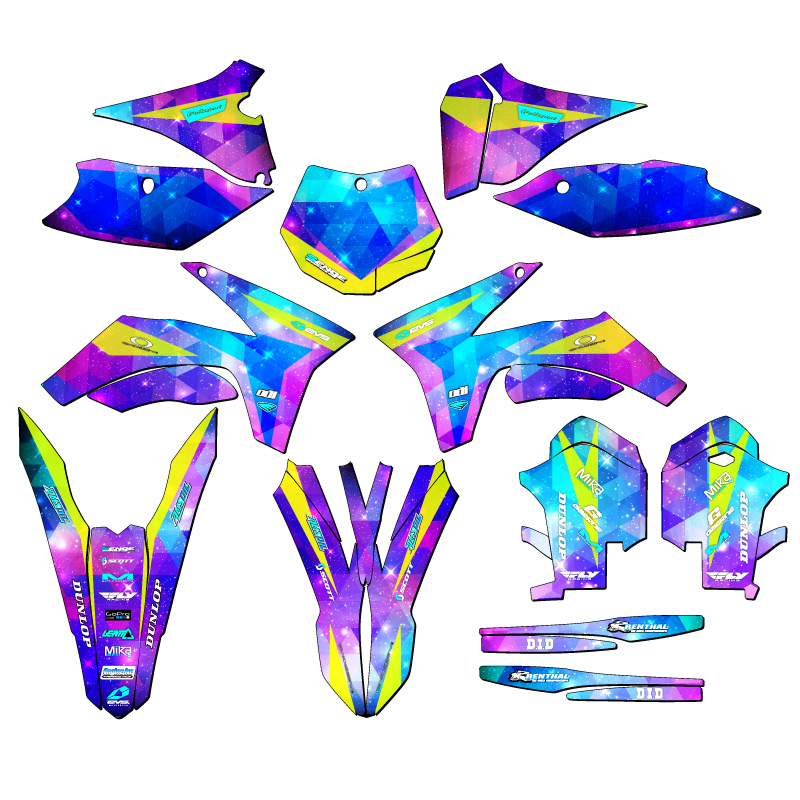 2011-2012 SX SPACE KADET Galaxy Senge Graphics Kit Compatible with KTM - Picture 5 of 10