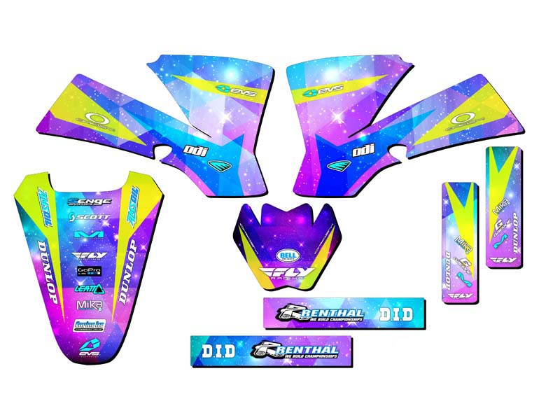 2002-2008 SX 50 SPACE KADET Galaxy Senge Graphics Kit Compatible with KTM - Picture 2 of 10