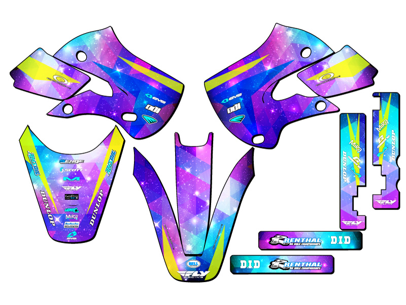 Kit Gráficos Todos los Años RM 65 SPACE KADET Galaxy Senge Compatible con Suzuki - Imagen 2 de 10