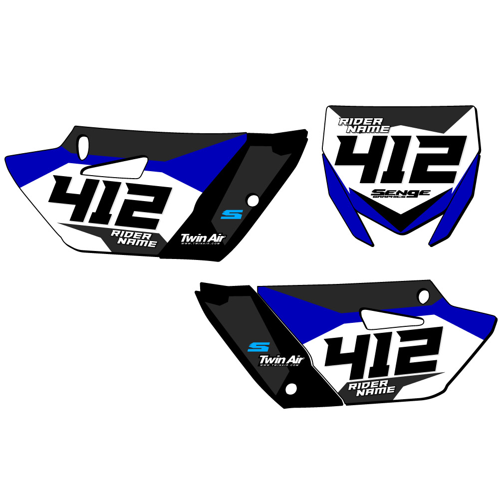 YZ 85 SG63 Personalizado Placas Número MX Senge Kit de Gráficos Compatible con Yamaha - Imagen 8 de 13