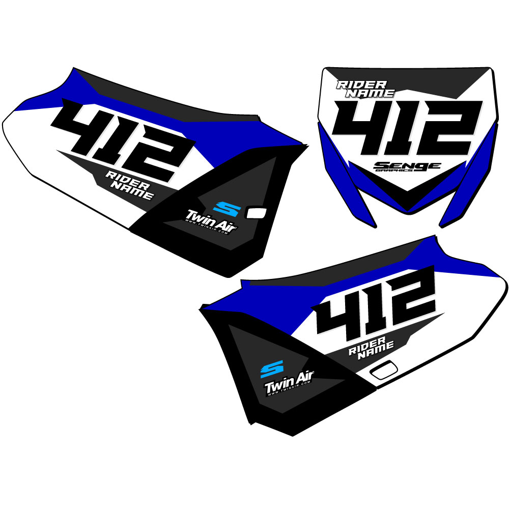 YZ 85 SG63 Personalizado Placas Número MX Senge Kit de Gráficos Compatible con Yamaha - Imagen 11 de 13